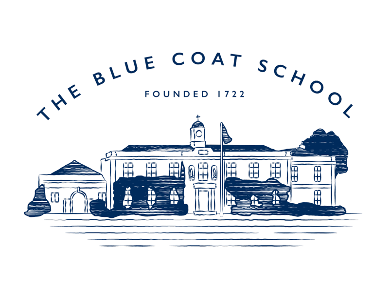The exterior of The Blue Coat School